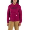 'Carhartt' Women's Relaxed Fit Midweight Graphic Hoodie - Beet Red Heather 2 'Carhartt' Women's Relaxed Fit Midweight Graphic Hoodie - Beet Red Heather -Carhartt 105639 R60 WS22 b 1024x1024@2x