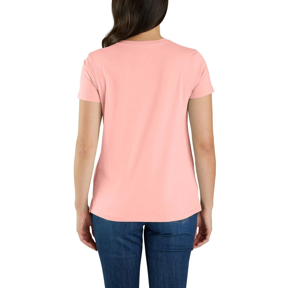 'Carhartt' Women's Lightweight Crewneck T-Shirt - Cherry Blossom 'Carhartt' Women's Lightweight Crewneck T-Shirt - Cherry Blossom -Carhartt