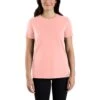 'Carhartt' Women's Lightweight Crewneck T-Shirt - Cherry Blossom -Carhartt 105740 P36 WS23 b 1024x1024@2x