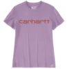 'Carhartt' Women's Lightweight Logo Graphic T-Shirt - Lupine -Carhartt 105764 V49 WS23 e 1024x1024@2x