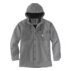 Carhartt Men's Rain Defender Relaxed Fit Heavyweight Hooded Shirt Jac -Carhartt 19277696017