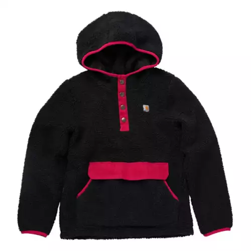 Girls' Carhartt 1/4 Snap Pullover Hoodie Girls' Carhartt 1/4 Snap Pullover Hoodie -Carhartt 19487059488