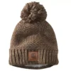 Women's Carhartt Rib Knit Sherpa-Lined Pom-Pom Beanie 2 Women's Carhartt Rib Knit Sherpa-Lined Pom-Pom Beanie -Carhartt 19583619792