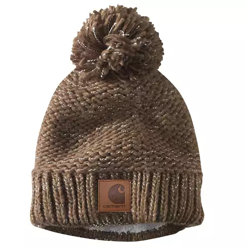 Women's Carhartt Rib Knit Sherpa-Lined Pom-Pom Beanie Women's Carhartt Rib Knit Sherpa-Lined Pom-Pom Beanie -Carhartt 19583619792