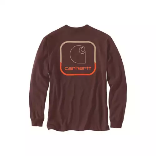 Men's Carhartt Loose Fit Heavyweight Long Sleeve Pocket Logo Graphic T-Shirt Men's Carhartt Loose Fit Heavyweight Long Sleeve Pocket Logo Graphic T-Shirt -Carhartt 19583623060 1