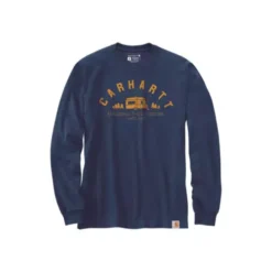 Men's Carhartt Relaxed Fit Heavyweight Long Sleeve Camper Graphic T-Shirt