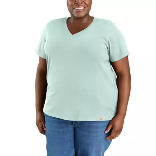 Women's Carhartt Relaxed V-Neck T-Shirt Women's Carhartt Relaxed V-Neck T-Shirt -Carhartt 19583657388 1