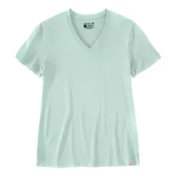 Women's Carhartt Relaxed V-Neck T-Shirt 4 Women's Carhartt Relaxed V-Neck T-Shirt -Carhartt 19583657388 2