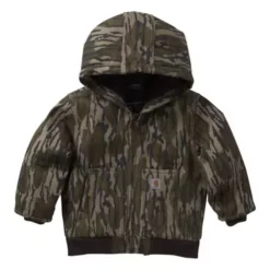 Toddler Boys' Carhartt Canvas Insulated Hooded Camo Active Jacket