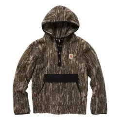 Kids' Carhartt Camo 1/2 Snap 1/4 Snap Hoodie