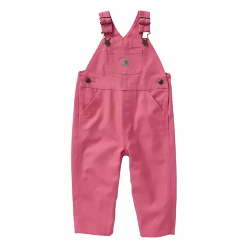 Toddler Girls' Carhartt Washed Canvas Bib Overalls Toddler Girls' Carhartt Washed Canvas Bib Overalls -Carhartt 19621934791