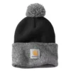 Women's Carhartt Knit Pom-Pom Cuffed Beanie 1 Women's Carhartt Knit Pom-Pom Cuffed Beanie -Carhartt 88919228258