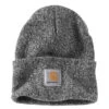 'Carhartt' Acrylic Watch Knit Hat - Black / White -Carhartt A18 019 S19 1024x1024@2x