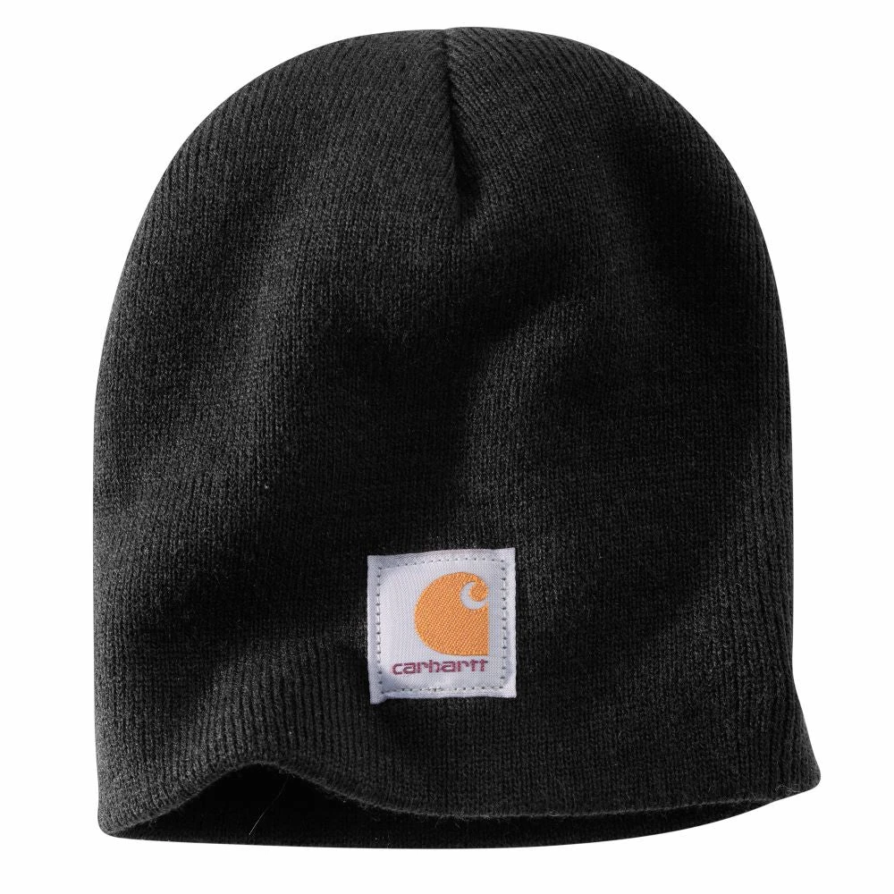 'Carhartt' Men's Acrylic Knit Beanie - Black 'Carhartt' Men's Acrylic Knit Beanie - Black -Carhartt