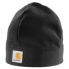 'Carhartt' Fleece Beanie - Black -Carhartt A207 BLK S19 1024x1024@2x