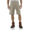 'Carhartt' Men's Loose Fit Canvas Utility Work Short - Tan -Carhartt B147TAN MF18 1024x1024@2x
