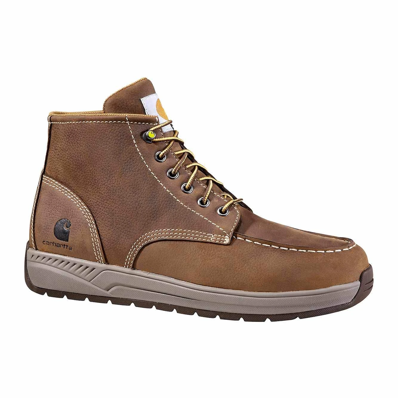 'Carhartt' Men's 4" Non-Safety Toe Oxford Wedge Sole - Tan 'Carhartt' Men's 4" Non-Safety Toe Oxford Wedge Sole - Tan -Carhartt