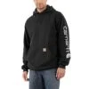 'Carhartt' Men's Midweight Logo Hoodie - Black -Carhartt K288BLK MF18 1024x1024@2x