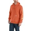 'Carhartt' Men's Midweight Logo Sleeve Hoodie - Desert Orange Heather -Carhartt K288 Q38 MF22 b 1024x1024@2x