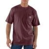 'Carhartt' Men's Loose Fit Heavyweight Pocket T-Shirt - Port 1 'Carhartt' Men's Loose Fit Heavyweight Pocket T-Shirt - Port -Carhartt K87PRT MF18 1024x1024@2x
