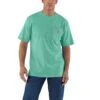 'Carhartt' Men's Loose Fit Heavyweight Pocket T-Shirt - Sea Green Heather -Carhartt K87 G82 MS22 b 1024x1024@2x