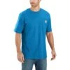 'Carhartt' Men's Loose Fit Heavyweight Pocket T-Shirt - Marine Blue Heather 2 'Carhartt' Men's Loose Fit Heavyweight Pocket T-Shirt - Marine Blue Heather -Carhartt K87 H72 MF22 b 1 1024x1024@2x