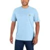 'Carhartt' Men's Loose Fit Heavyweight Pocket T-Shirt - Moonstone Nep -Carhartt K87 HC1 MS23 b 1 1024x1024@2x
