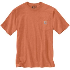 'Carhartt' Men's Loose Fit Heavyweight Pocket T-Shirt - Ginger Heather