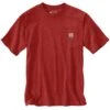 'Carhartt' Men's Loose Fit Heavyweight Pocket T-Shirt - Chili Pepper Heather -Carhartt K87 R66 MF22 e 1024x1024@2x