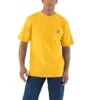 'Carhartt' Men's Loose Fit Heavyweight Pocket T-Shirt - Solar Yellow -Carhartt K87 Y25 MF22 b 1 1024x1024@2x