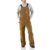 'Carhartt' Men's Unlined Duck Zip To Thigh Bib Overall - Carhartt Brown -Carhartt R37BRN MF18 1024x1024@2x