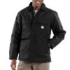 'Carhartt' Men's Full Swing Chore Coat - Black -Carhartt c55 black front 1024x1024@2x