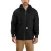 'Carhartt' Men's Rain Defender® Midweight Thermal Lined Full Zip Hoodie - Carbon Heather / Black -Carhartt image 1024x1024@2x